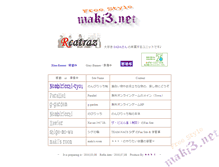 Tablet Screenshot of maki3.net